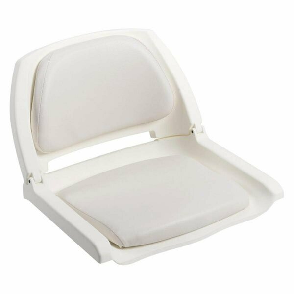 Kd Muebles De Comedor Padded Plastic Fold Down Chair, White KD2687969